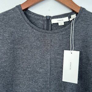 VINCE Long Sleeve A-Line Dress